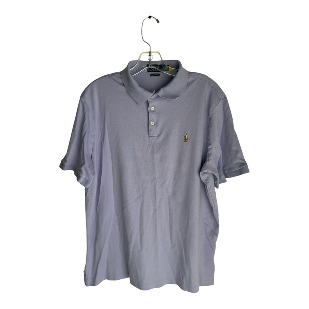 Polo Ralph Lauren Men’s Light Purple Short Sleeve Classic Fit Polo
